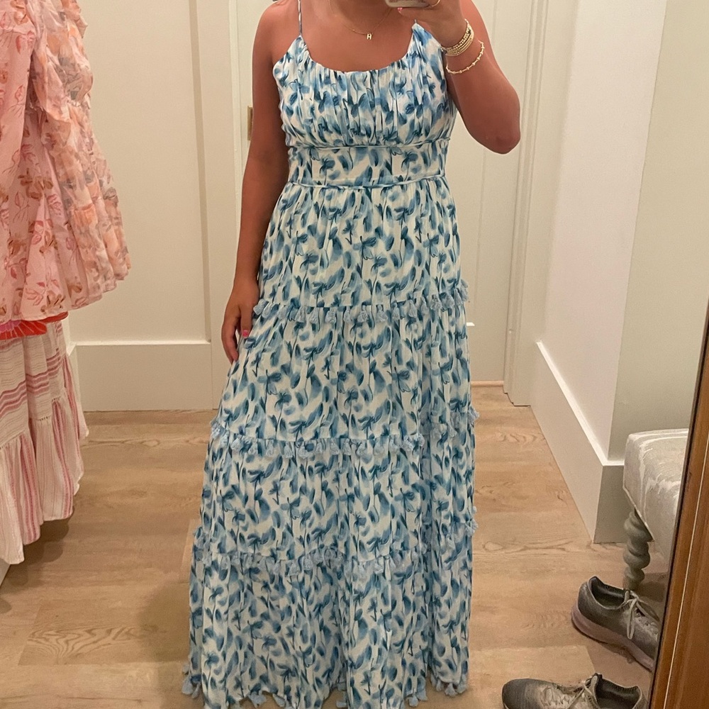 Blue maxi dress